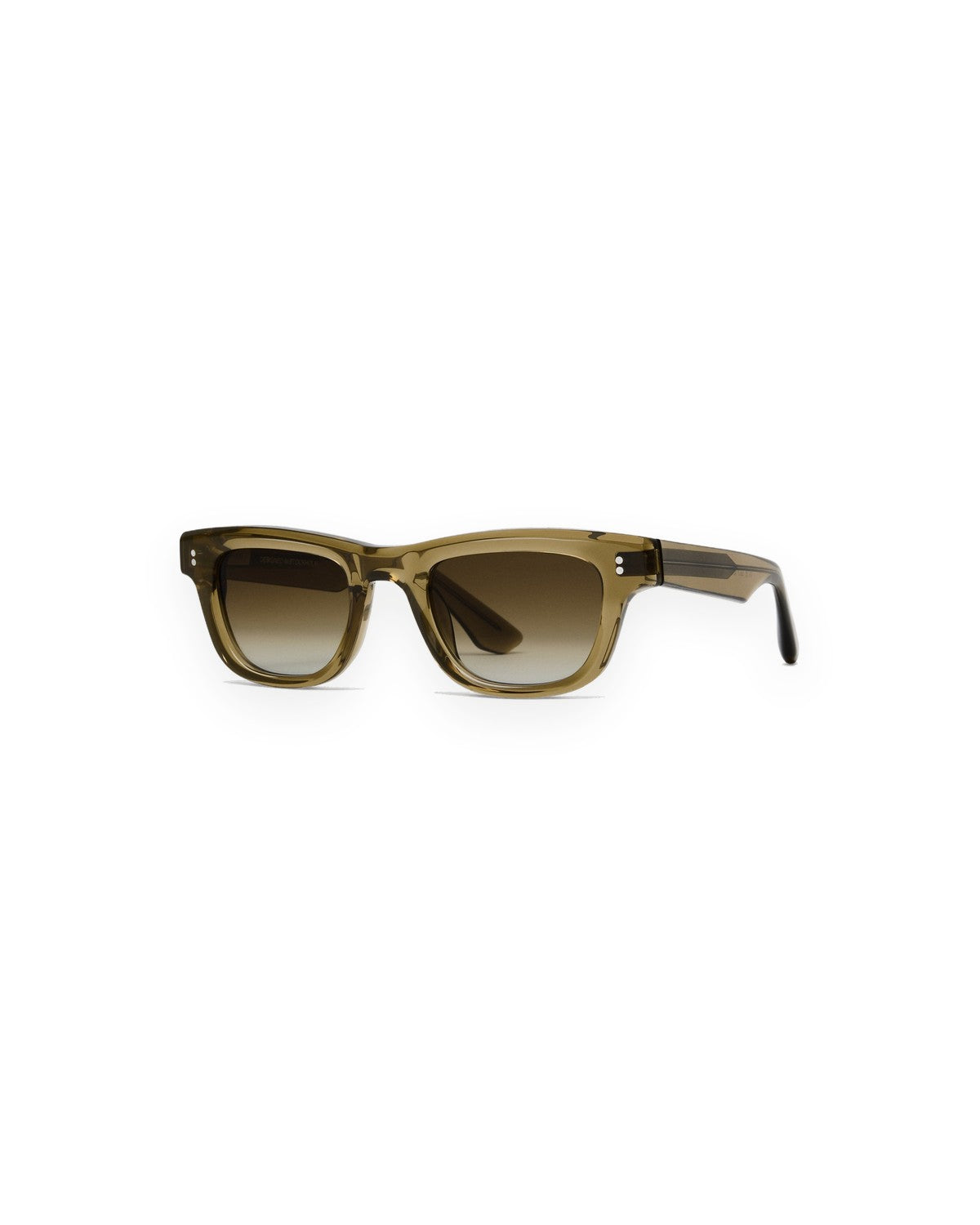 Angled view of CHIMI 08 Green sunglasses.