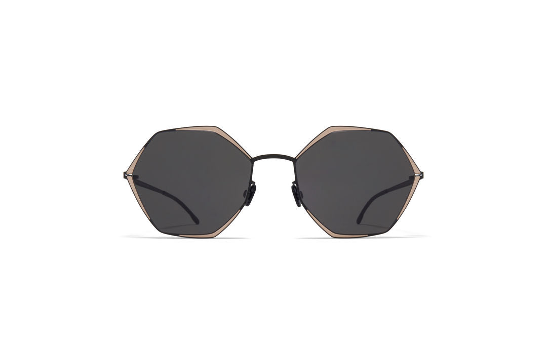 MYKITA ALESSIA Black/Sand / Dark Grey Solid