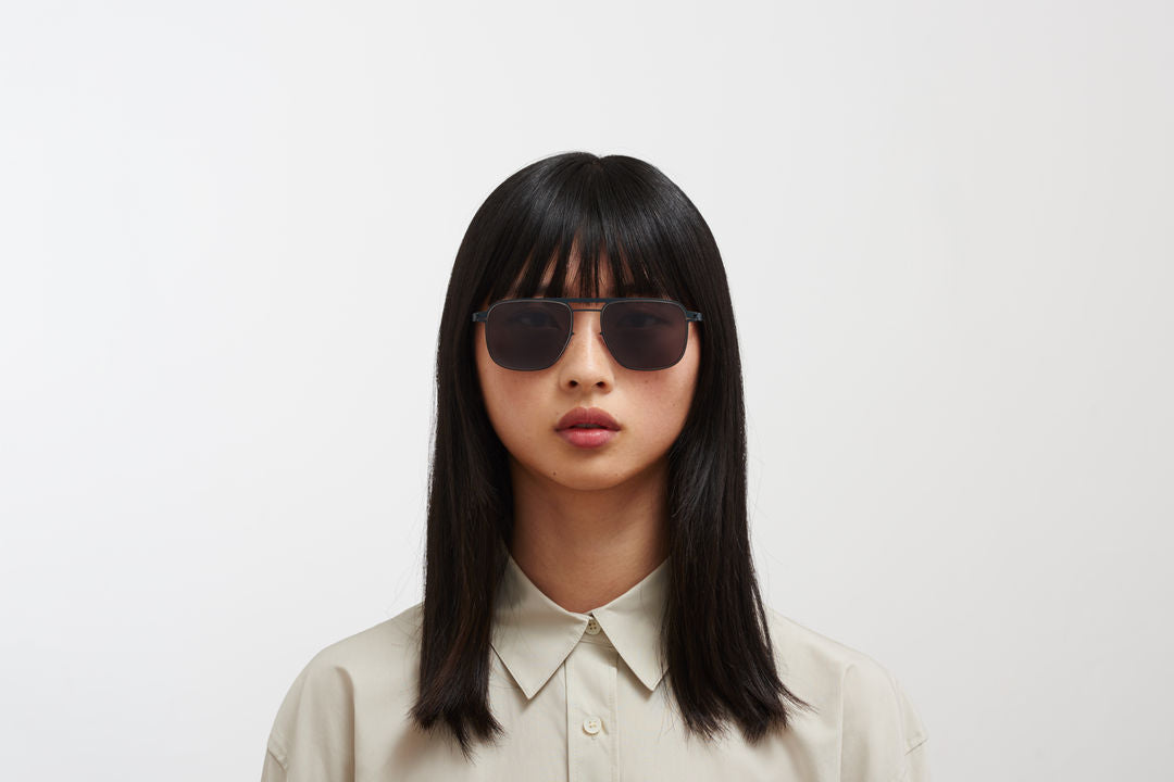 MYKITA ELI Indigo/Dark Sand / Polarized Pro Hi-Con Grey