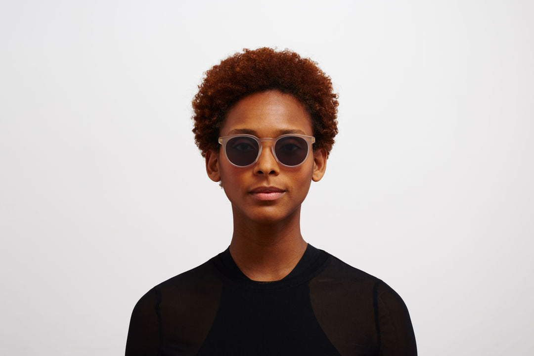 MYKITA LAHTI C101 Matte Champagne/Glossy Go / Polarized Pro Hi-Con Grey