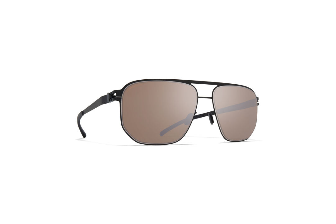 MYKITA PERRY Black/White / PolPro Hi-Con BrownSilverFlash