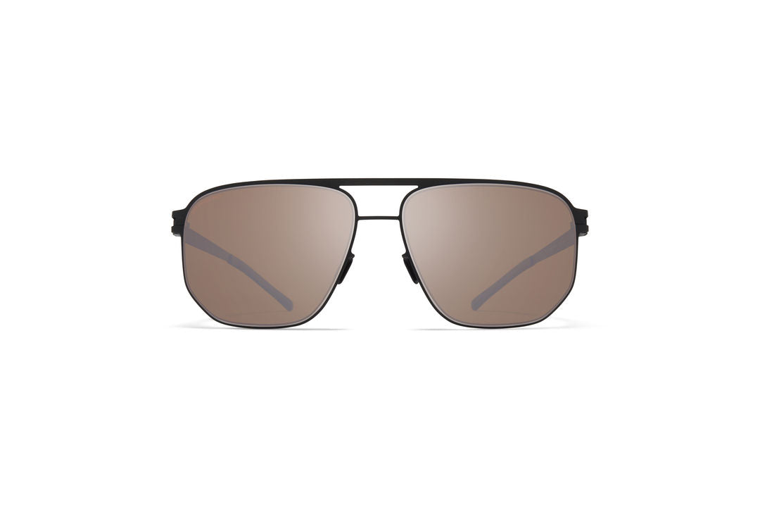 MYKITA PERRY Black/White / PolPro Hi-Con BrownSilverFlash