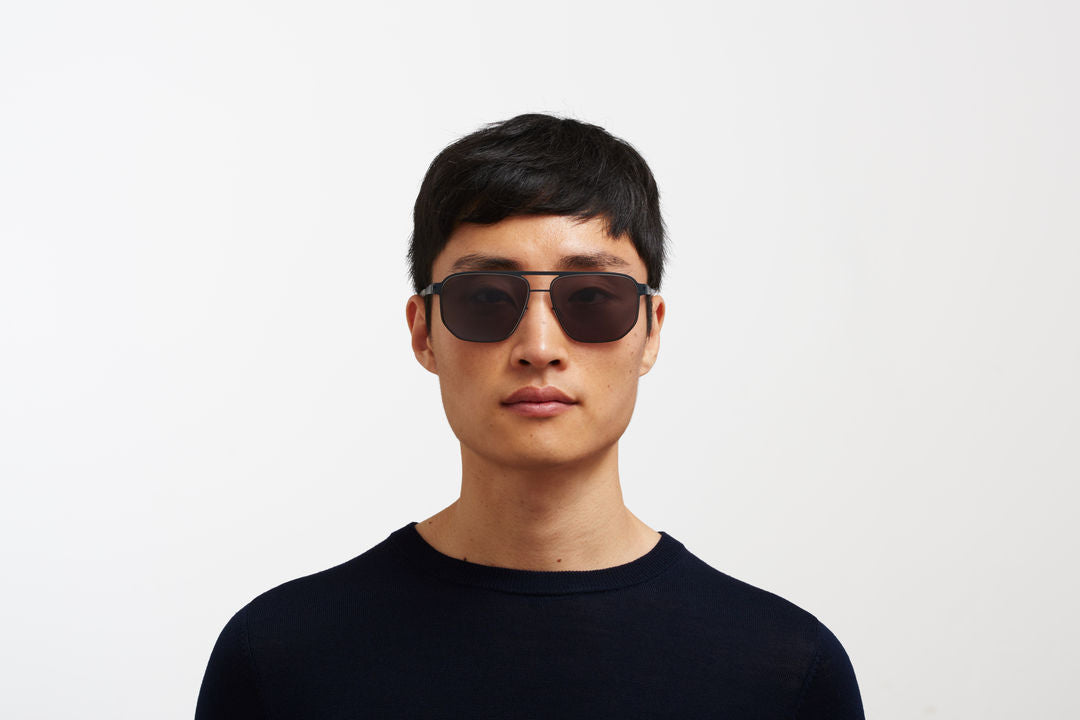 MYKITA PERRY Indigo/Dark Sand / Polarized Pro Hi-Con Grey