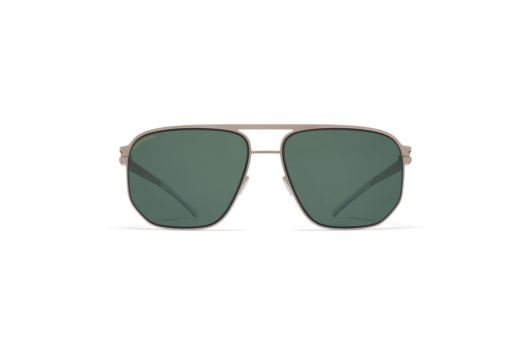 MYKITA PERRY Matte Silver/Black / Polarised Pro Green 15
