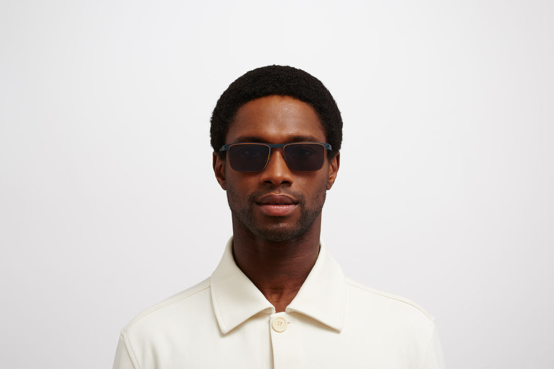 MYKITA DONOVAN Indigo/Orange / Polarized Pro Hi-Con Grey