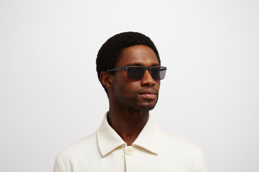 MYKITA DONOVAN Indigo/Orange / Polarized Pro Hi-Con Grey