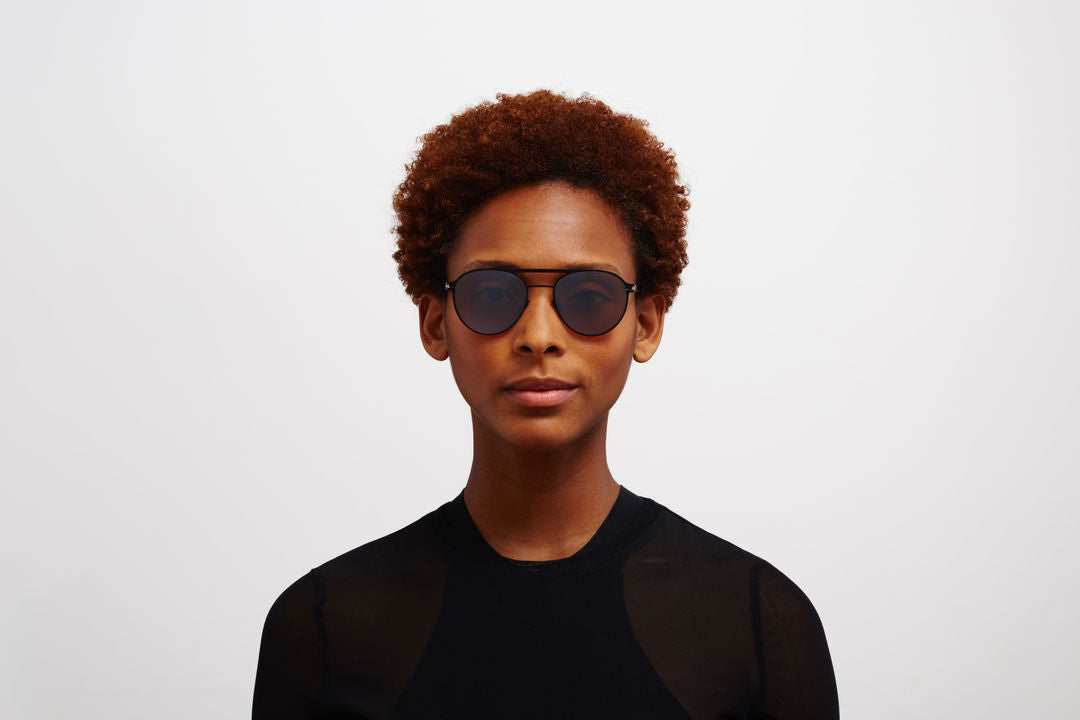 MYKITA BRADLEY Jet Black/Mole Grey / PolPro Hi-Con BrownSilverFlash