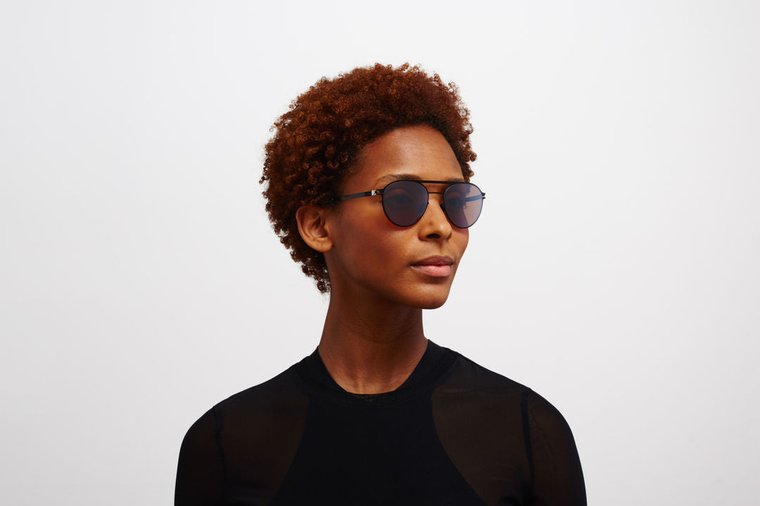 MYKITA BRADLEY Jet Black/Mole Grey / PolPro Hi-Con BrownSilverFlash