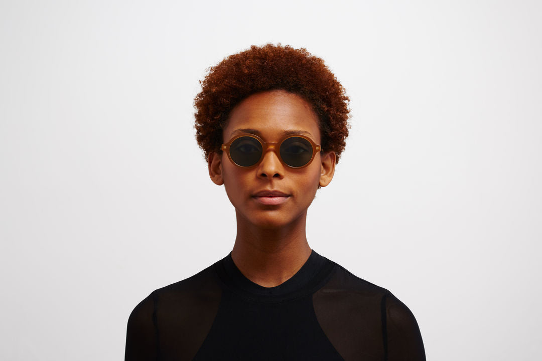 MYKITA ESBO C99 Brown Dark Brown/Glossy Go / Polarized Pro Green 15