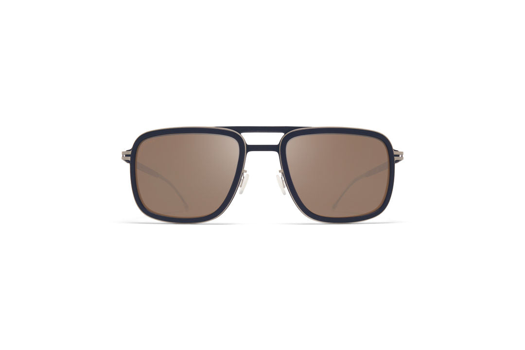 MYKITA SPRUCE MH49 Pitch Black/Matte Silver / PolPro Hi-Con BrownSilverFlash