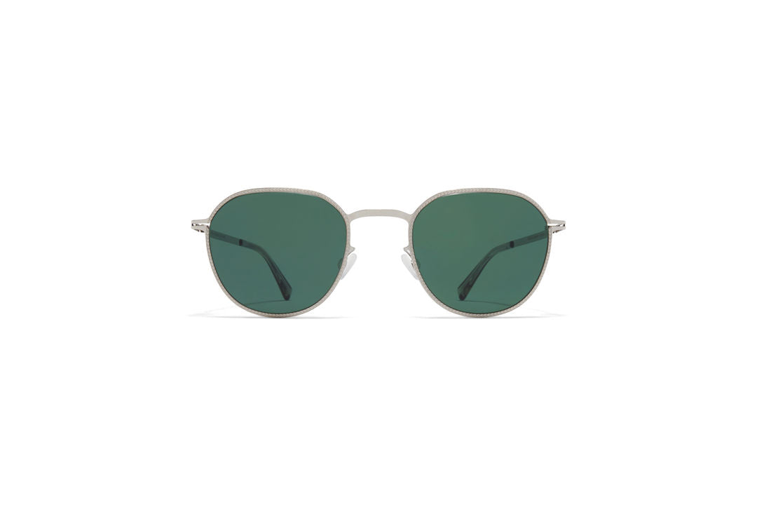 MYKITA TALVI Shiny Silver / Dark Green Solid