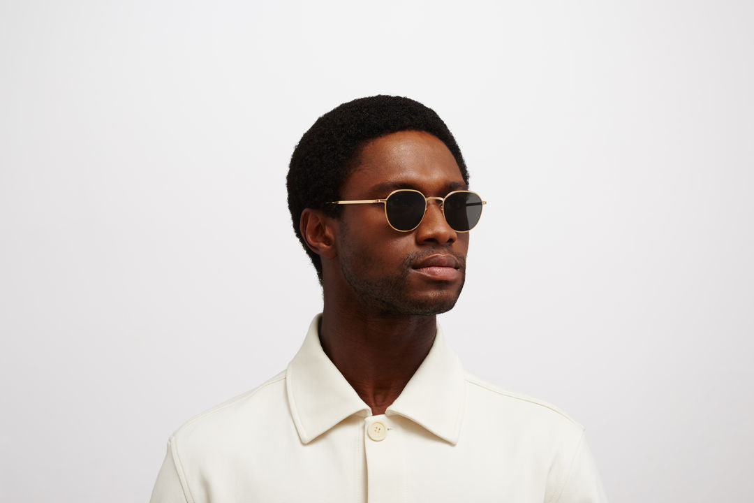 MYKITA TALVI Glossy Gold / Dark Grey Solid