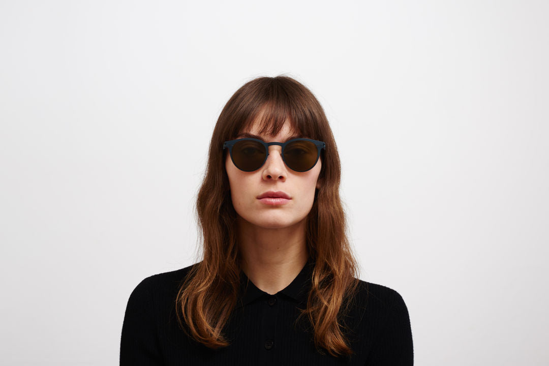 MYKITA RILEY Indigo / Raw Brown Solid