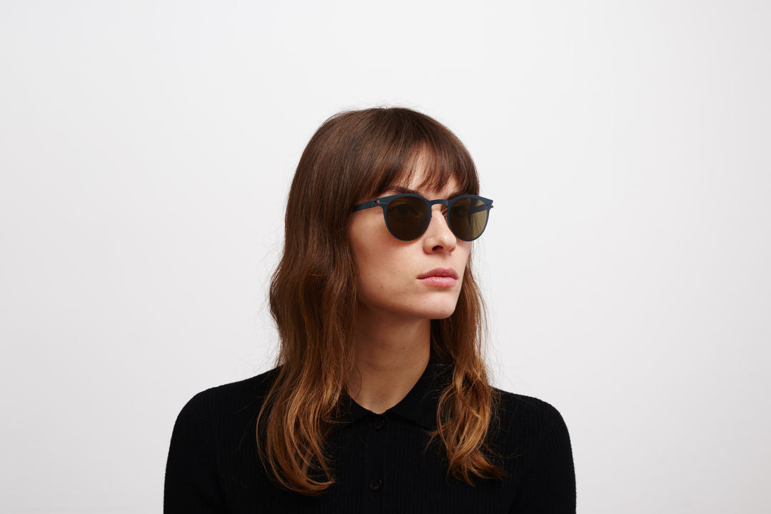 MYKITA RILEY Indigo / Raw Brown Solid