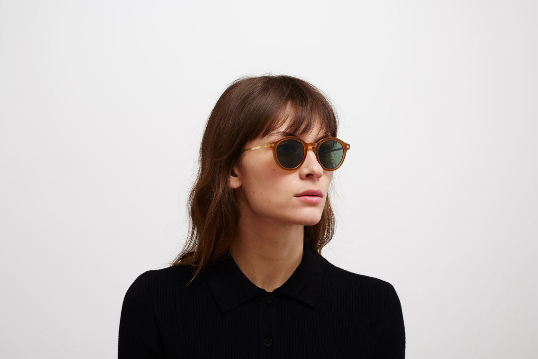 MYKITA KETILL C99 Brown/Dark Brown/Glossy Go / Polarised Pro Green 15