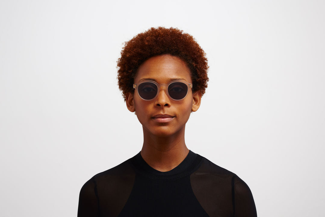 MYKITA KETILL C185 Matte Champagne/Shiny Gra / Polarised Pro Hi-Con Grey