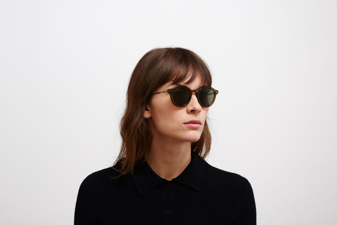 MYKITA KETILL C114 Peridot/Shiny Graphite / Raw Green Solid