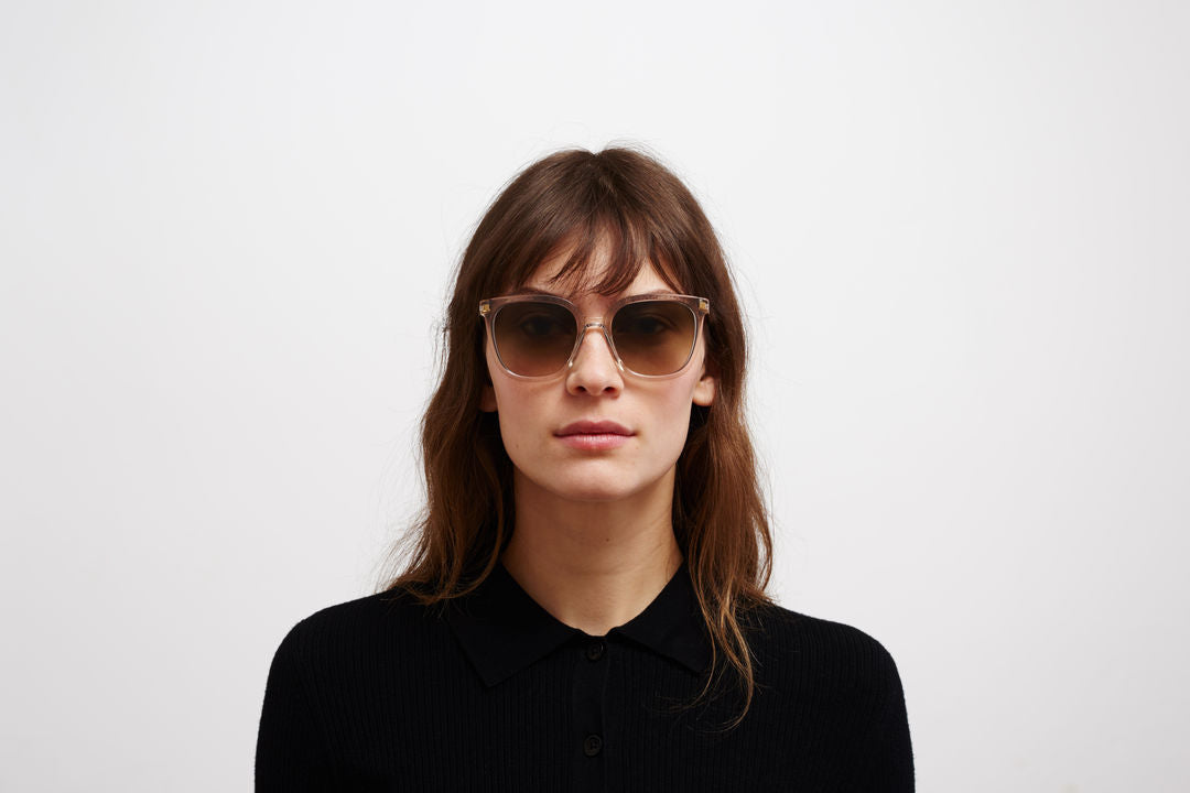 MYKITA VISKA C1 Champagne/Glossy Gold / Raw Brown Gradient