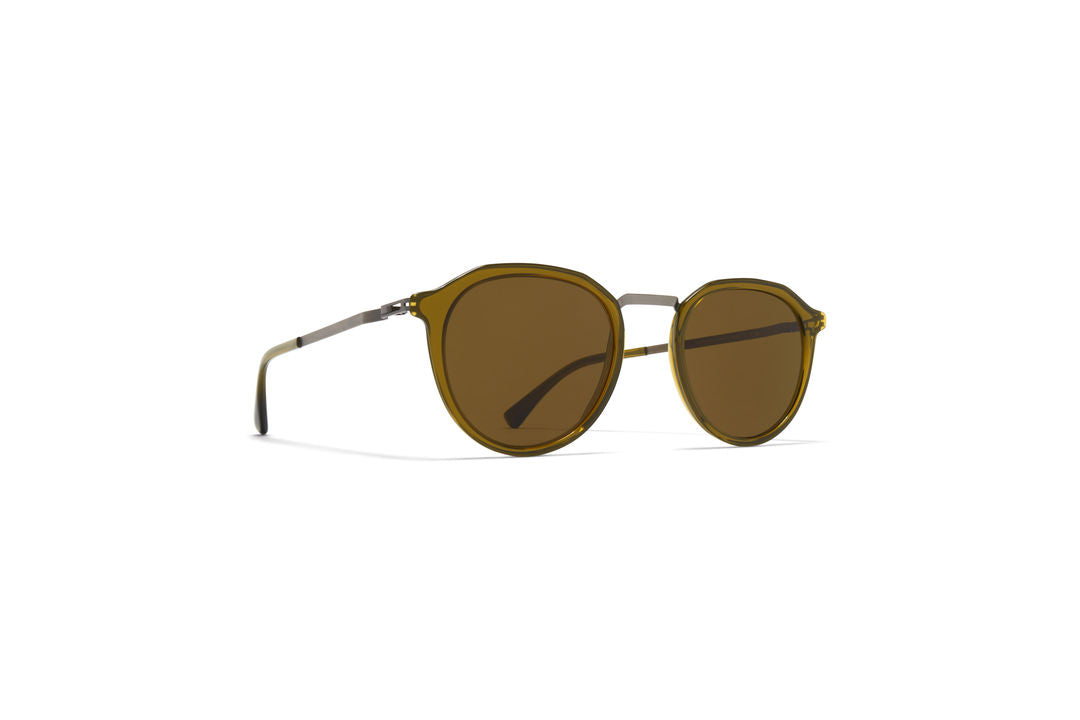 MYKITA PAULSON A67 Graphite/Peridot / Raw Brown Solid