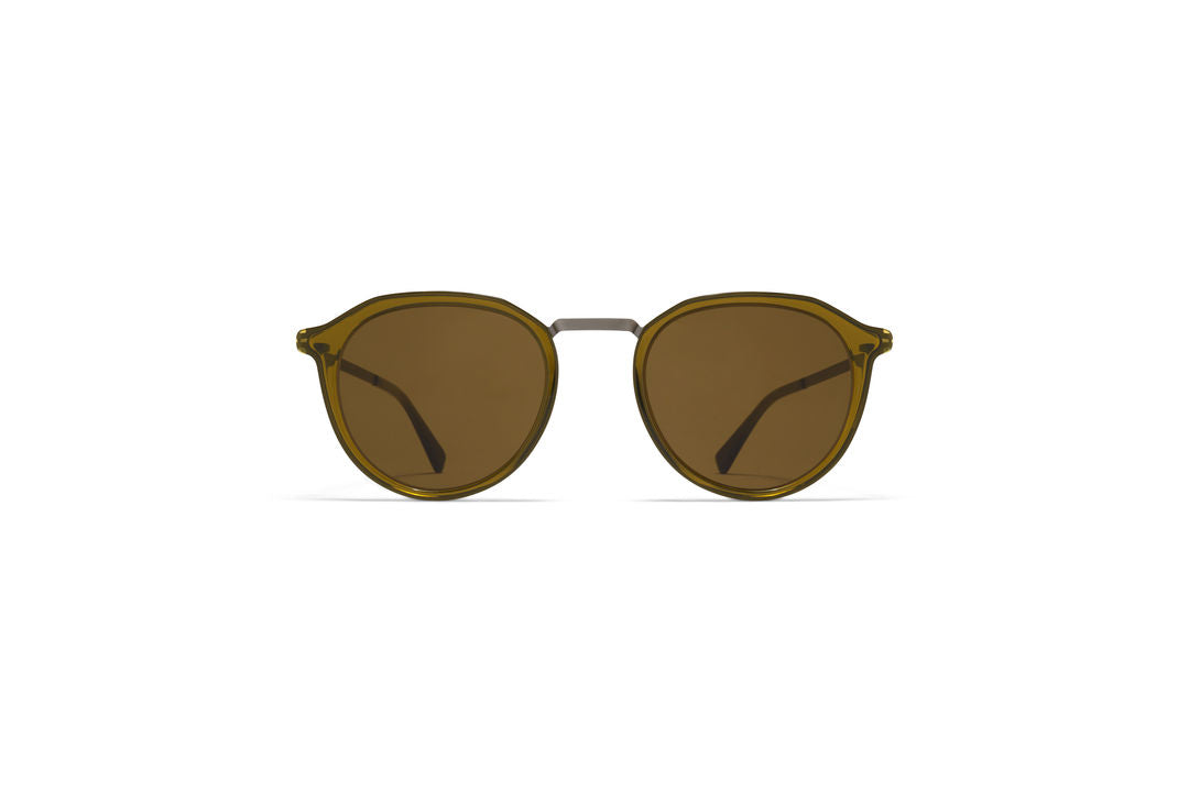 MYKITA PAULSON A67 Graphite/Peridot / Raw Brown Solid