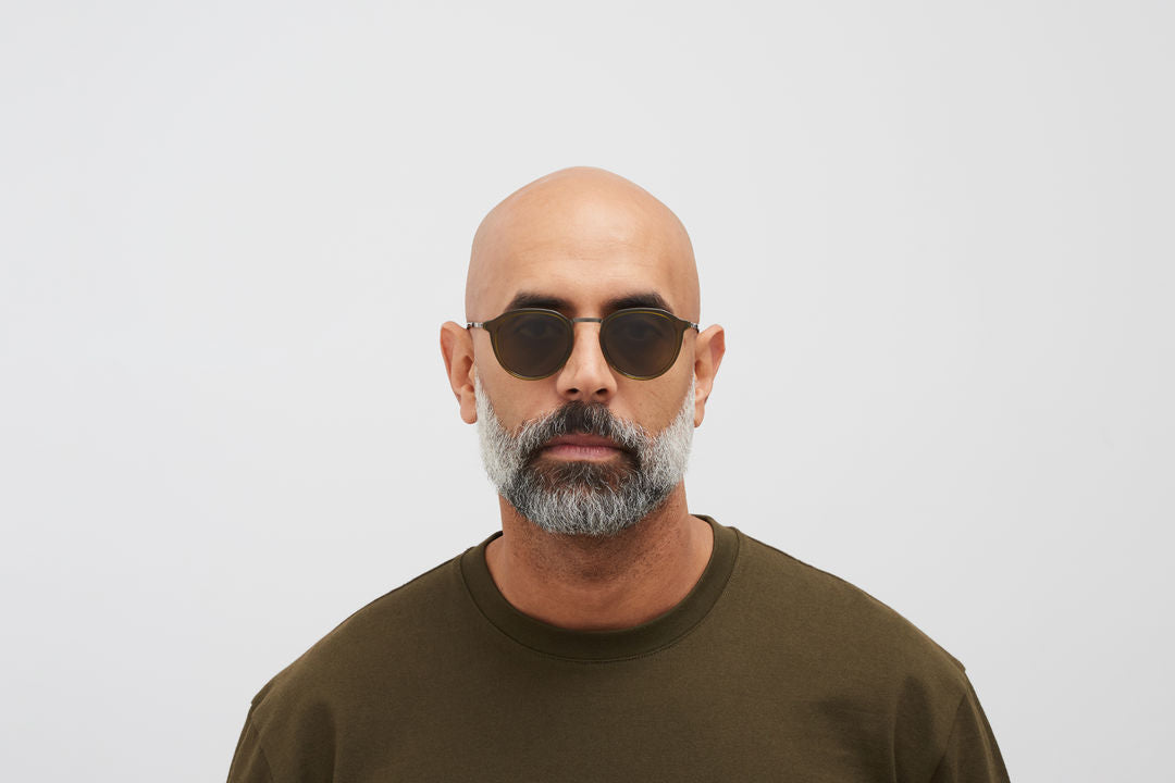 MYKITA PAULSON A67 Graphite/Peridot / Raw Brown Solid