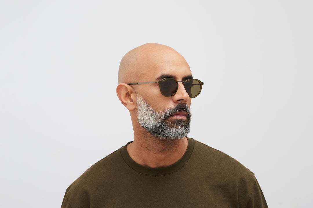 MYKITA PAULSON A67 Graphite/Peridot / Raw Brown Solid