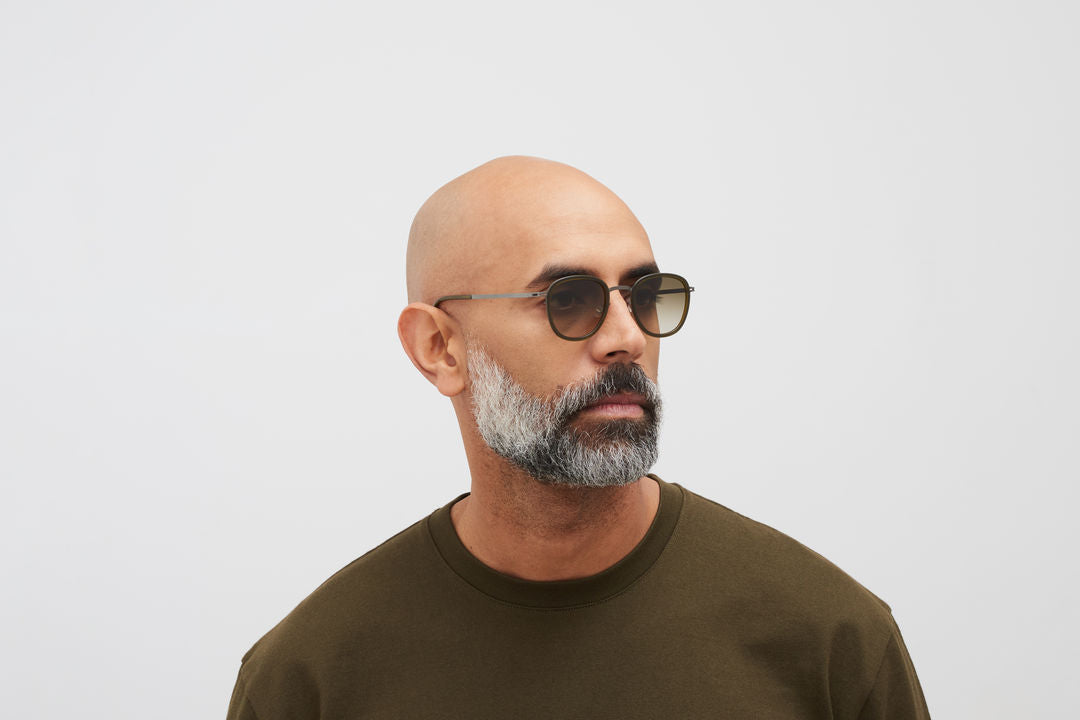 MYKITA HELMI A67 Graphite/Peridot / Raw Brown Gradient