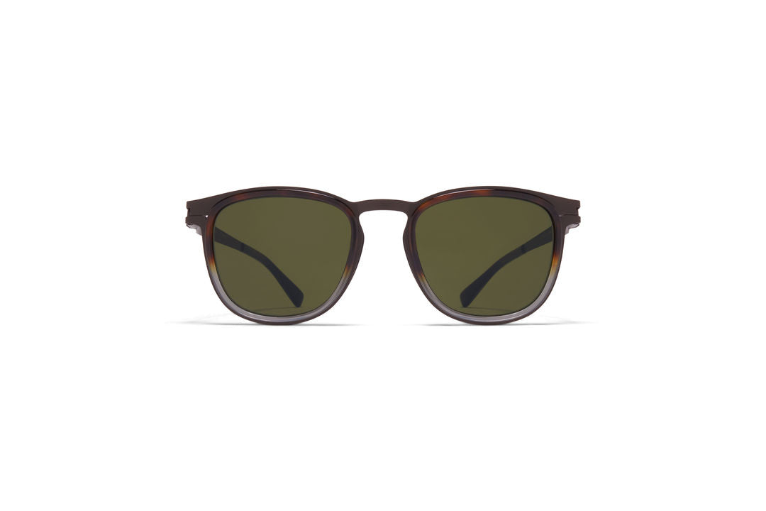 MYKITA CANTARA A63 Dark Brown/Santiago Gradie / Raw Green Solid