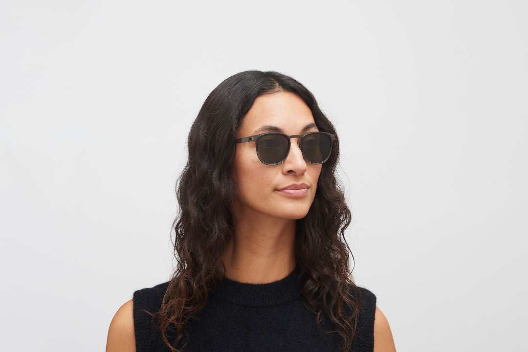 MYKITA CANTARA A63 Dark Brown/Santiago Gradie / Raw Green Solid