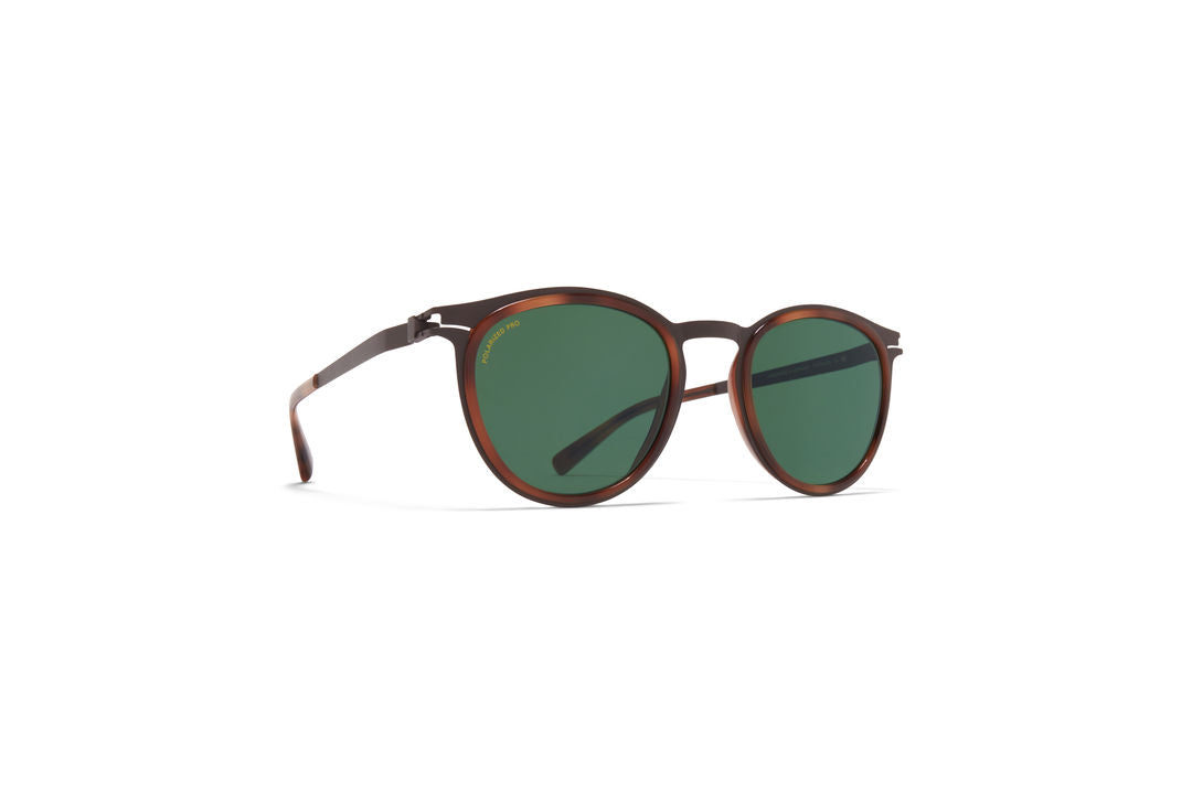MYKITA SIWA A61 Dark Brown/Zanzibar / Polarised Pro Green 15