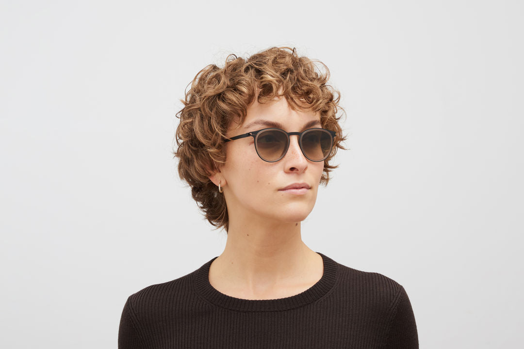 MYKITA SIWA A70 Black/Taupe / Raw Brown Gradient