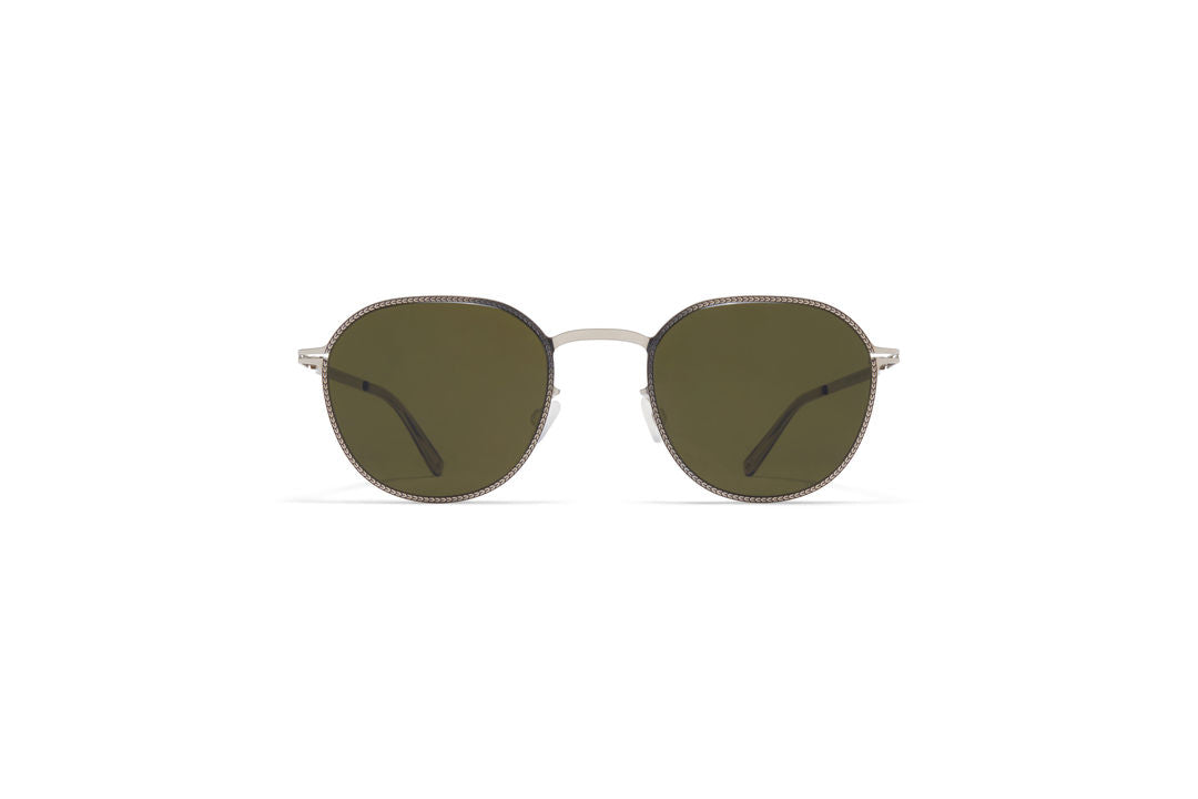 MYKITA TALVI Silver/Black / Raw Green Solid