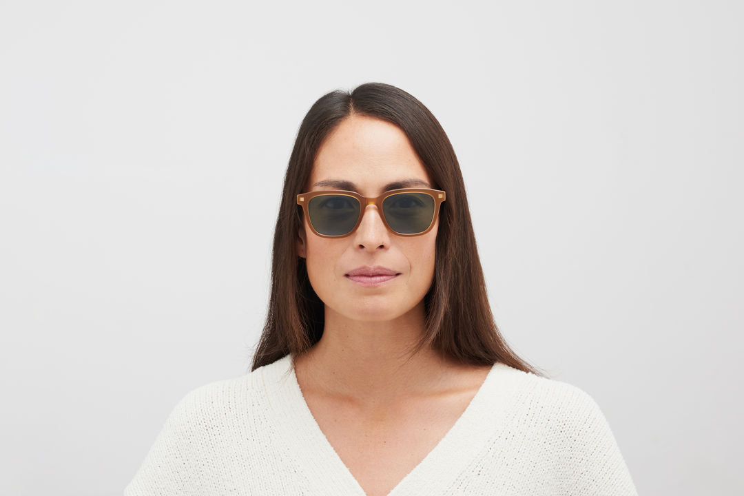 MYKITA HOLM C99 Brown Dark Brown/Glossy Go / Polarized Pro Green 15