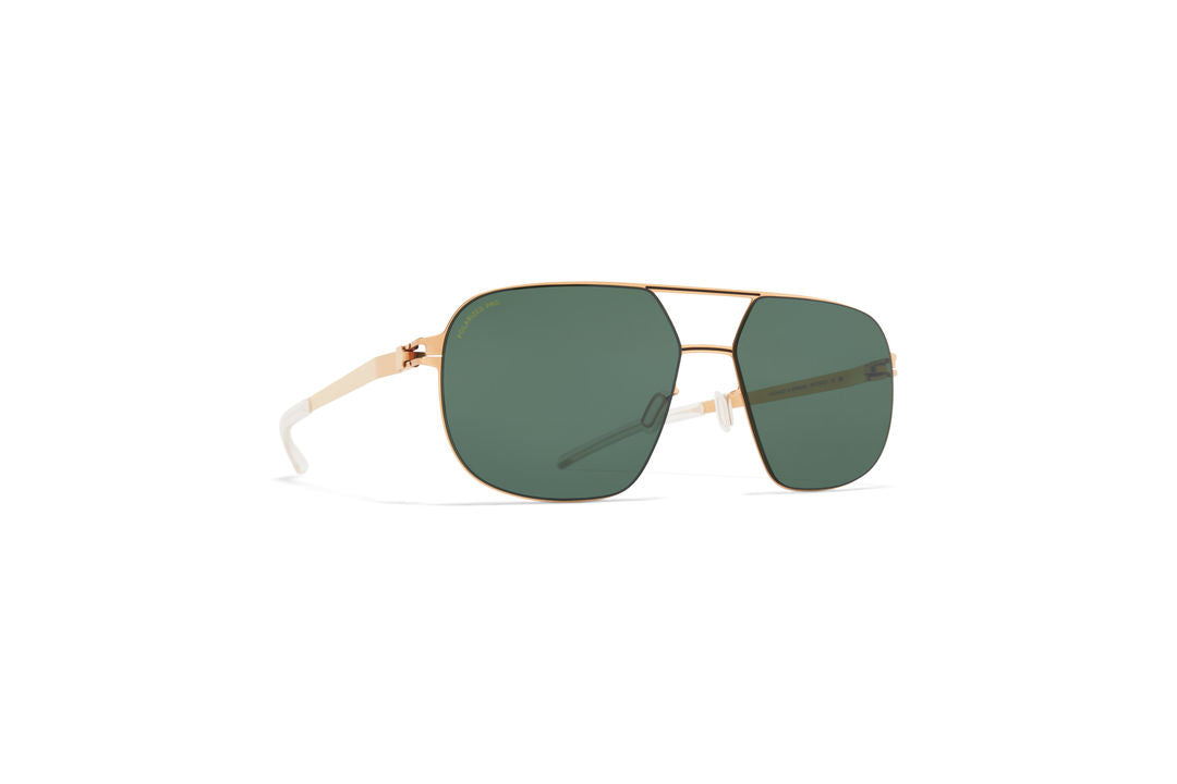 MYKITA ANGUS Champagne Gold/Black / Polarized Pro Green 15