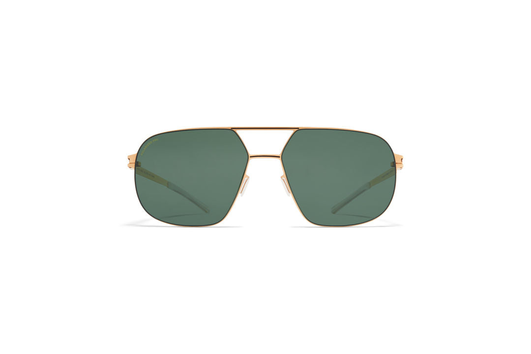 MYKITA ANGUS Champagne Gold/Black / Polarized Pro Green 15