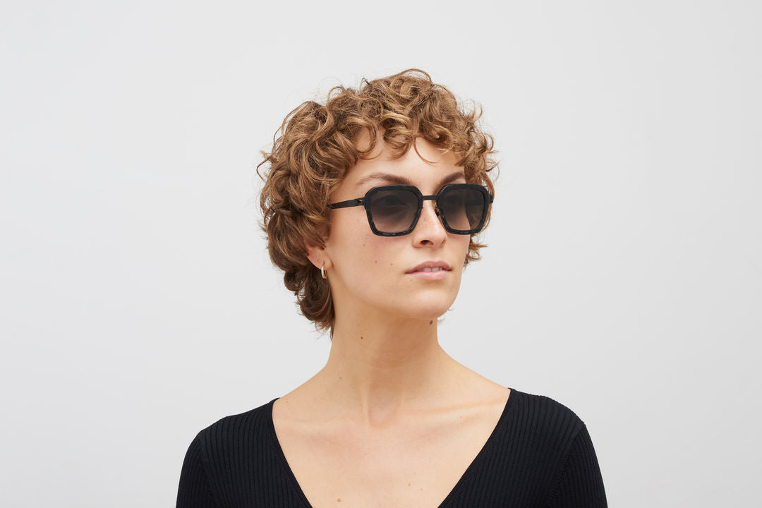 MYKITA MISTY A50 Black/Black Havana / Raw Black Gradient
