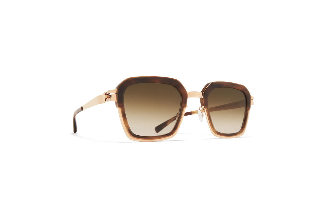 MYKITA MISTY A80 Champagne Gold/Galapagos / Raw Brown Gradient