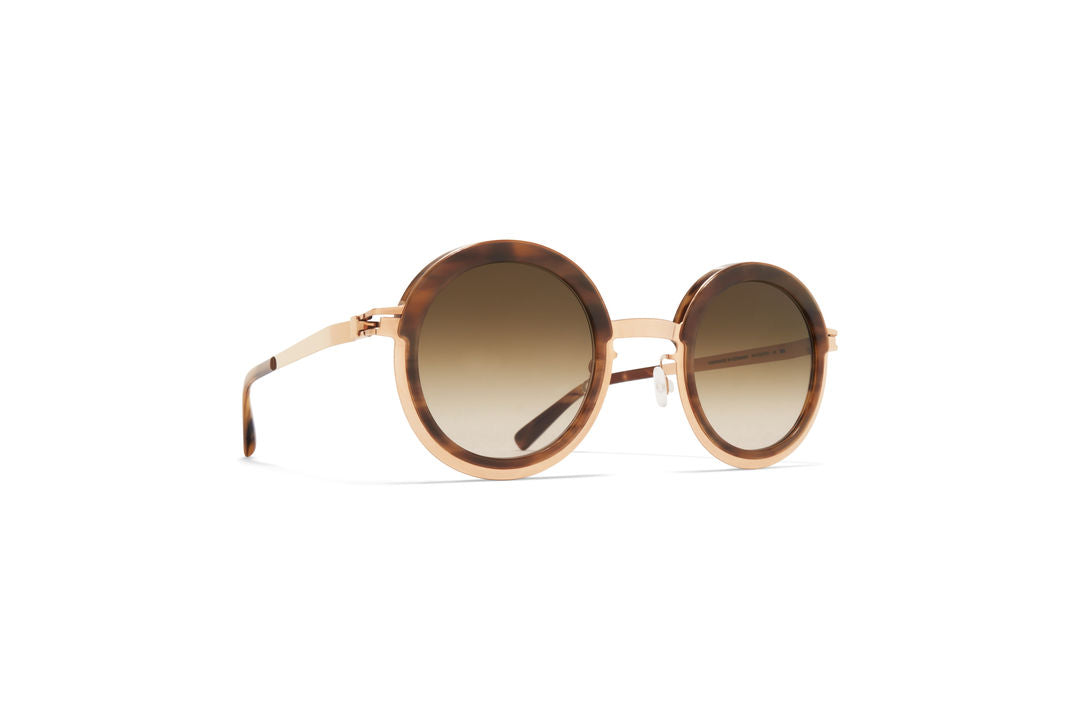 MYKITA PHILLYS A80 Champagne Gold/Galapagos / Raw Brown Gradient