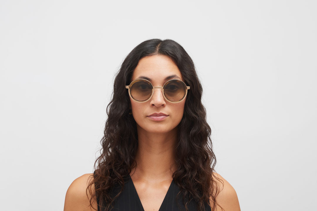 MYKITA PHILLYS A80 Champagne Gold/Galapagos / Raw Brown Gradient