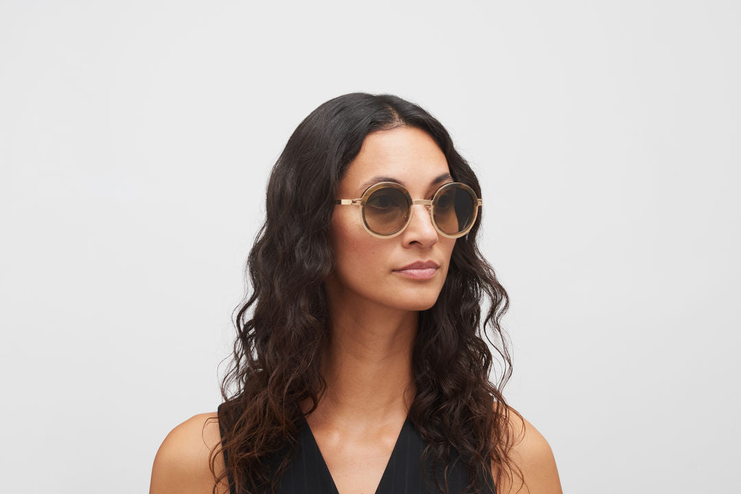 MYKITA PHILLYS A80 Champagne Gold/Galapagos / Raw Brown Gradient