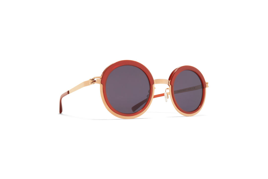MYKITA PHILLYS A82 Champagne Gold/Milky Peach / Cool Grey Solid