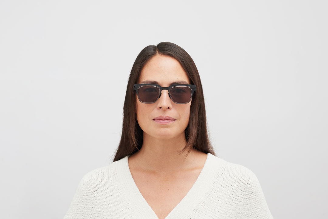 MYKITA RAYMOND A77 Black/Clear Ash / Brown Solid