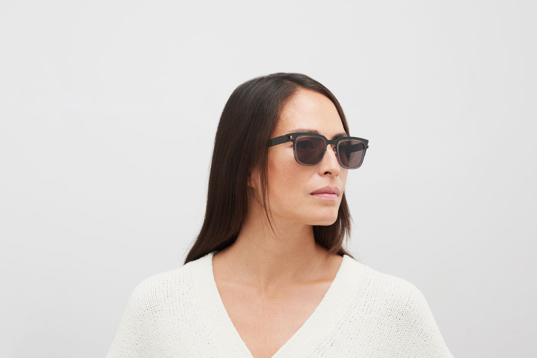 MYKITA RAYMOND A77 Black/Clear Ash / Brown Solid