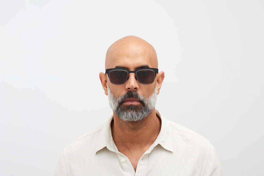 MYKITA RAYMOND A77 Black/Clear Ash / Brown Solid