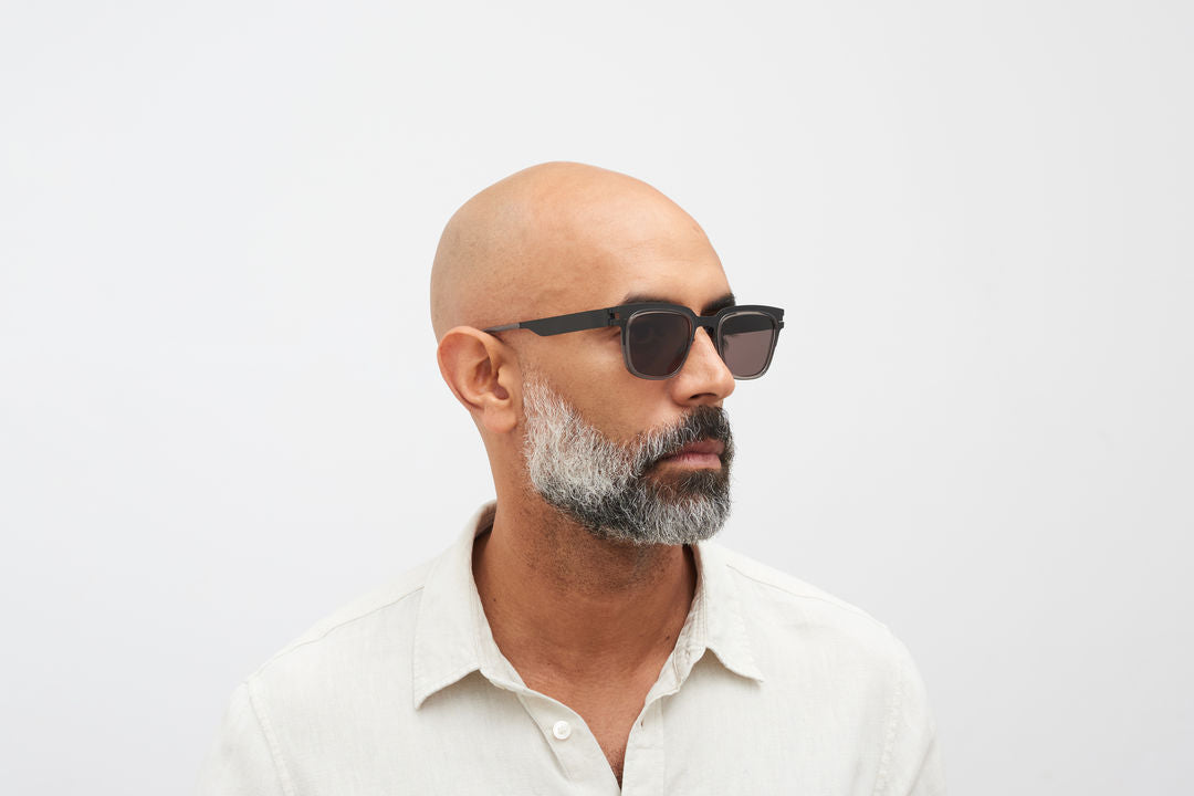 MYKITA RAYMOND A77 Black/Clear Ash / Brown Solid