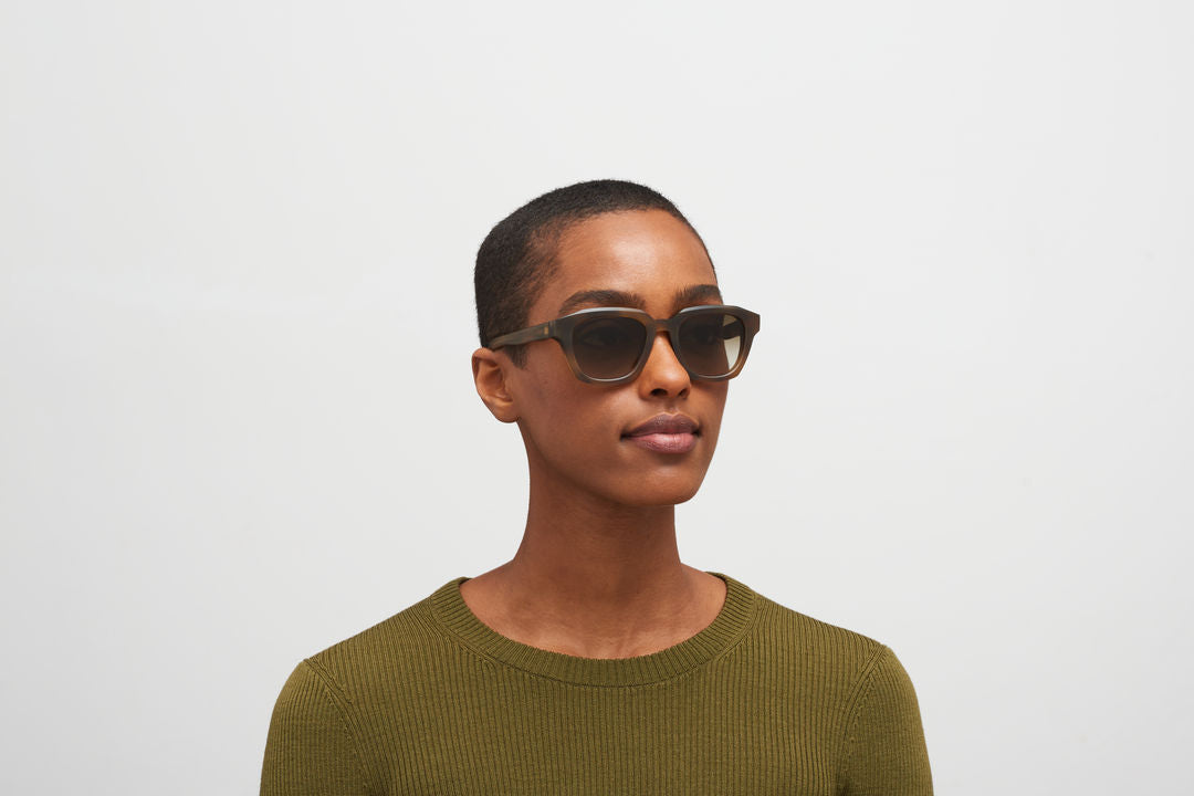 MYKITA KIENE Chilled Raw Galapagos/Silver / Raw Brown Gradient