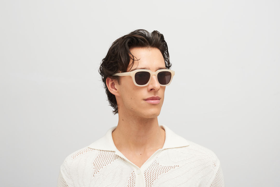 MYKITA KIENE Chilled Raw Blonde/Silver / Brown Solid
