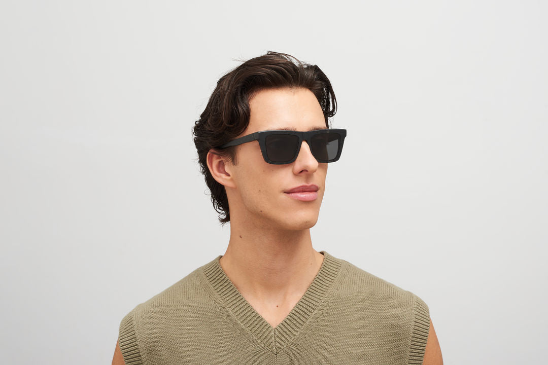 MYKITA LOME Chilled Raw Black Havana/Silve / Dark Grey Solid