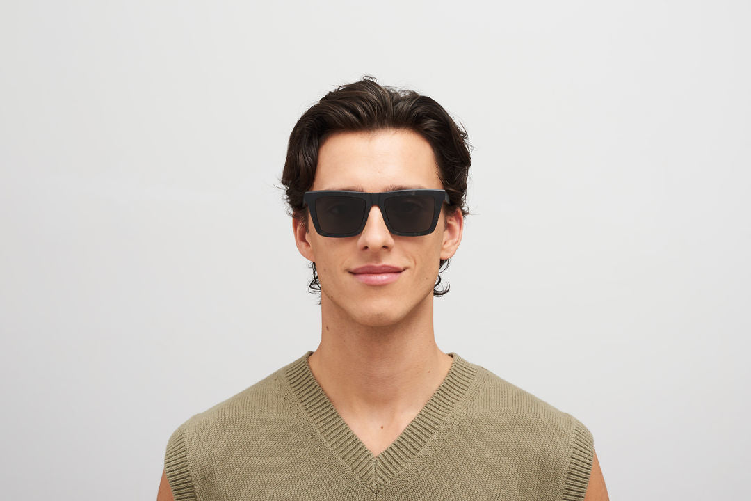 MYKITA LOME Chilled Raw Black Havana/Silve / Dark Grey Solid