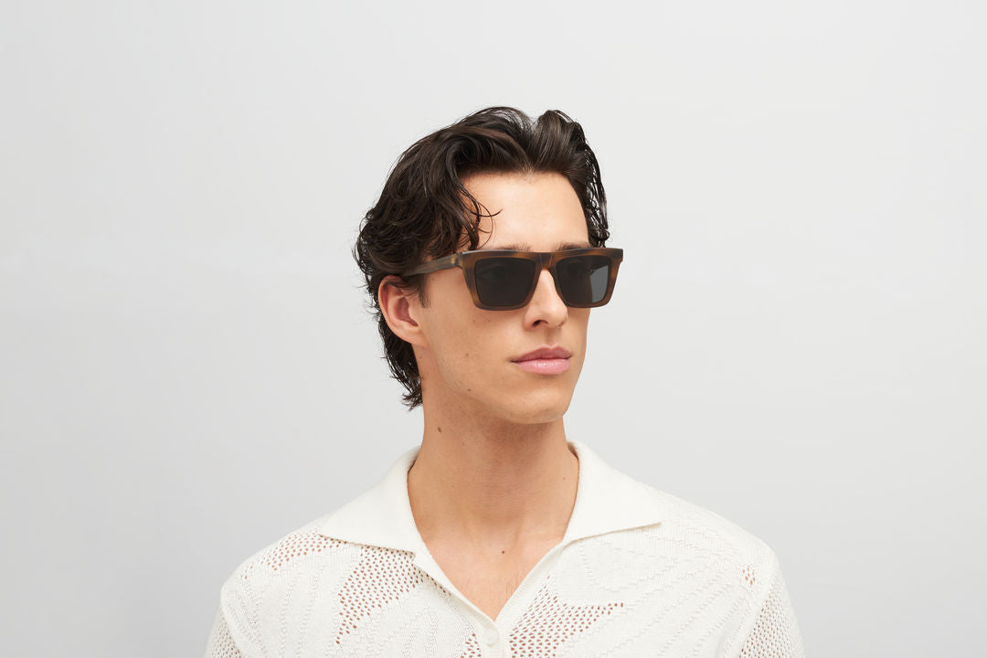 MYKITA LOME Chilled Raw Galapagos/Silver / Dark Grey Solid
